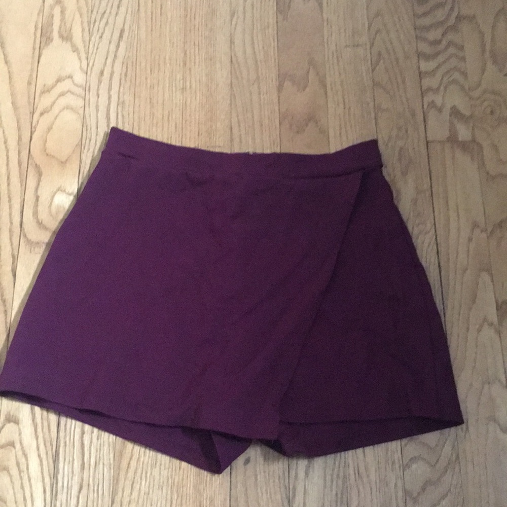 Maroon Skort
